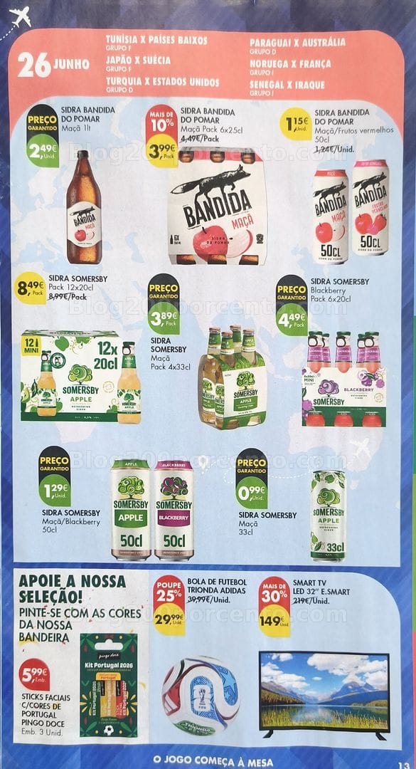 Antevisão Folheto PINGO DOCE Especial Mundial Promoções de 9 a 29 julho